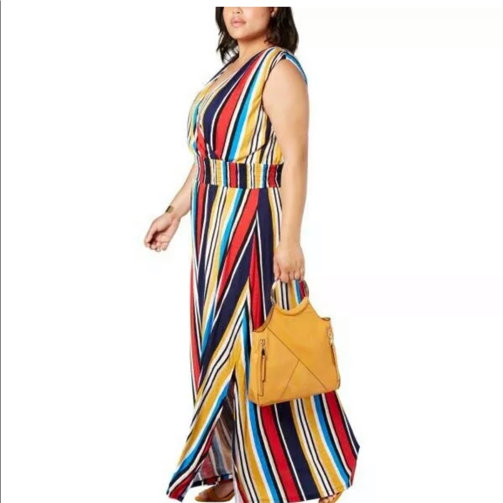 Maxi Dress Size 1X INC Womens Sleeveless Long